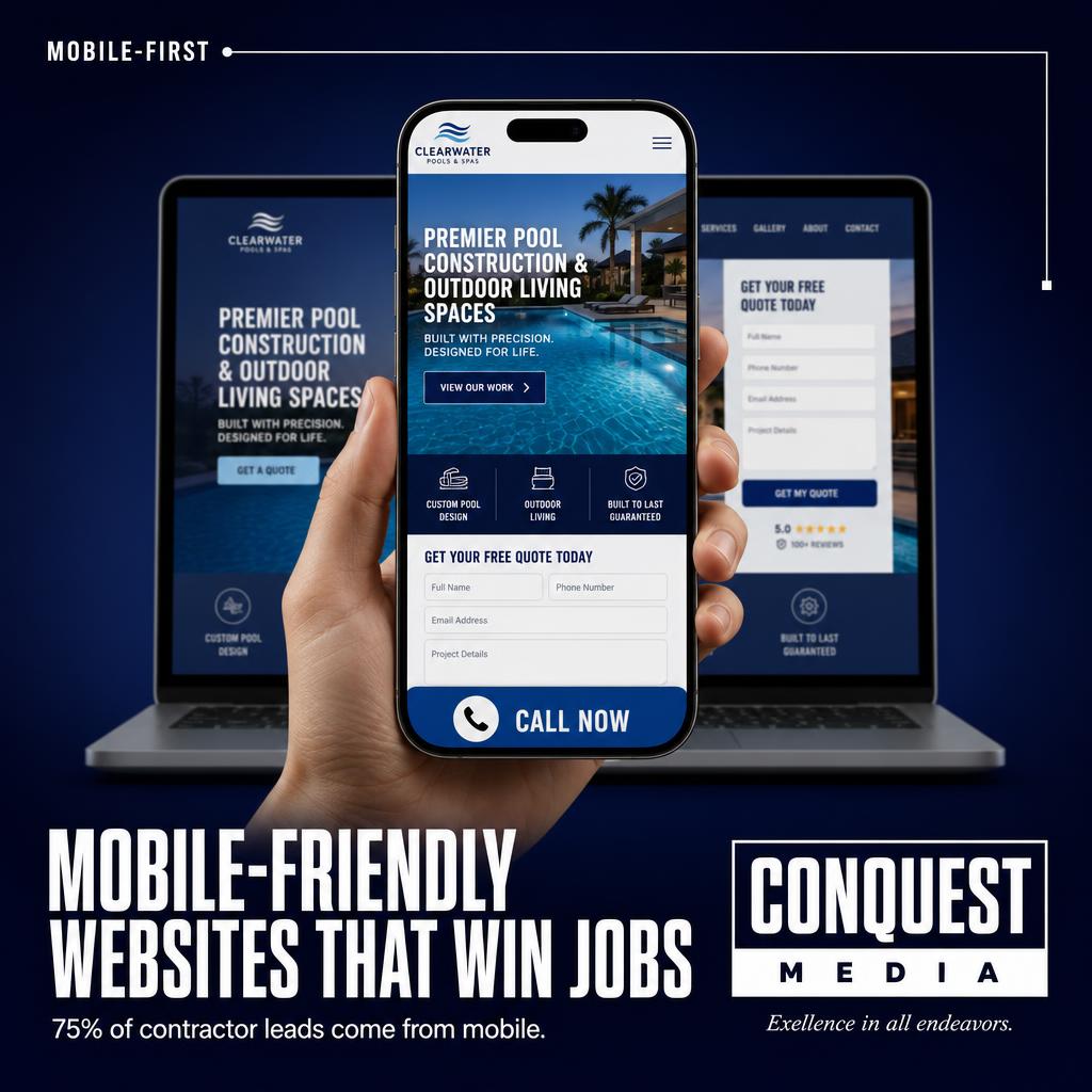 Mobile-friendly contractor websites